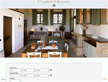 Tablet Screenshot of casolaredibucciano.it